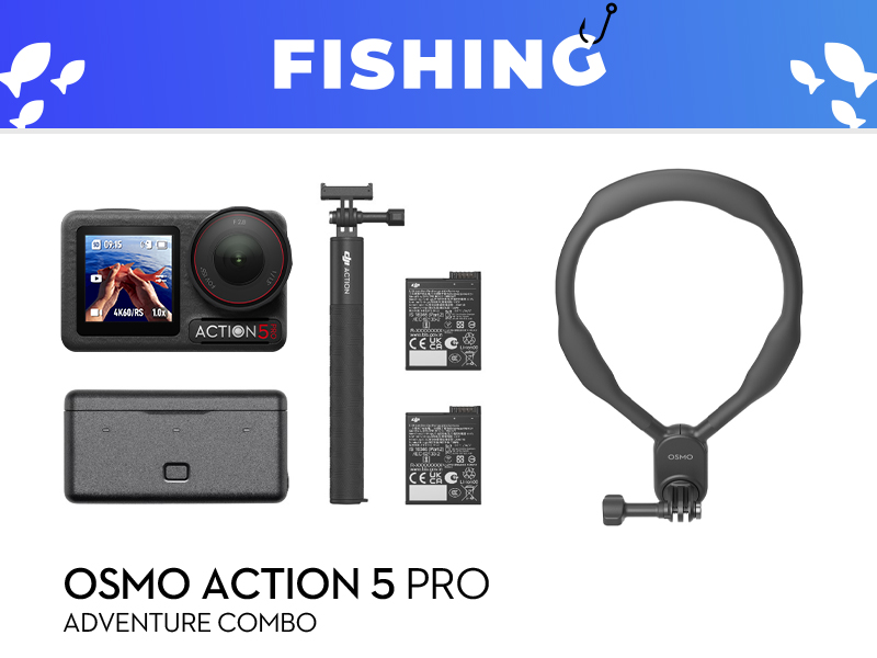 Osmo Action 5 Pro Fishing Bundle